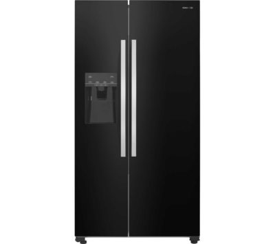 KENWOOD KSBSDIB17 American-Style Fridge Freezer - Black